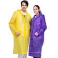 PVC sur le logo personnalisé EVA EVA Pêche jetable Raincoats Rain Ponchos pour hommes et femmes